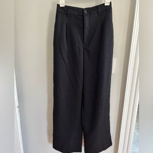 H&M Black Wide Leg Trousers